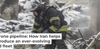 Ukrainian firefighters extinguish a fire in a house after it was hit by a Russian drone on Jan. 15, 2026. Diego Herrera Carcedo/Anadolu via Getty Images